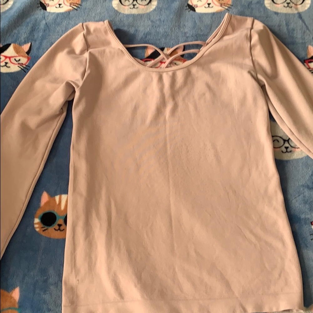 Long sleeve pink pastel shirt✨